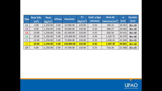 1er. ejemplo de predimensionamiento