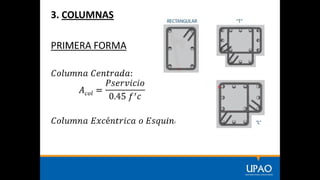 1er. ejemplo de predimensionamiento