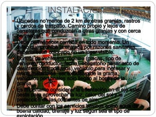 INSTALACIONES
P. Agr. María Cristina Díaz Díaz
 