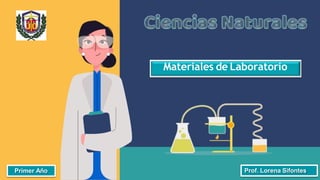 Materiales de Laboratorio
Prof. Lorena Sifontes
Primer Año
 