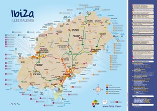 Map of Ibiza + Beaches. From Official Turism Site of Ibiza: http://www.ibiza.travel/en/