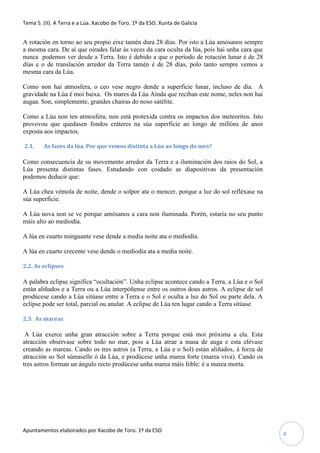 1º eso.tema 5 (II) A terra e Lúa