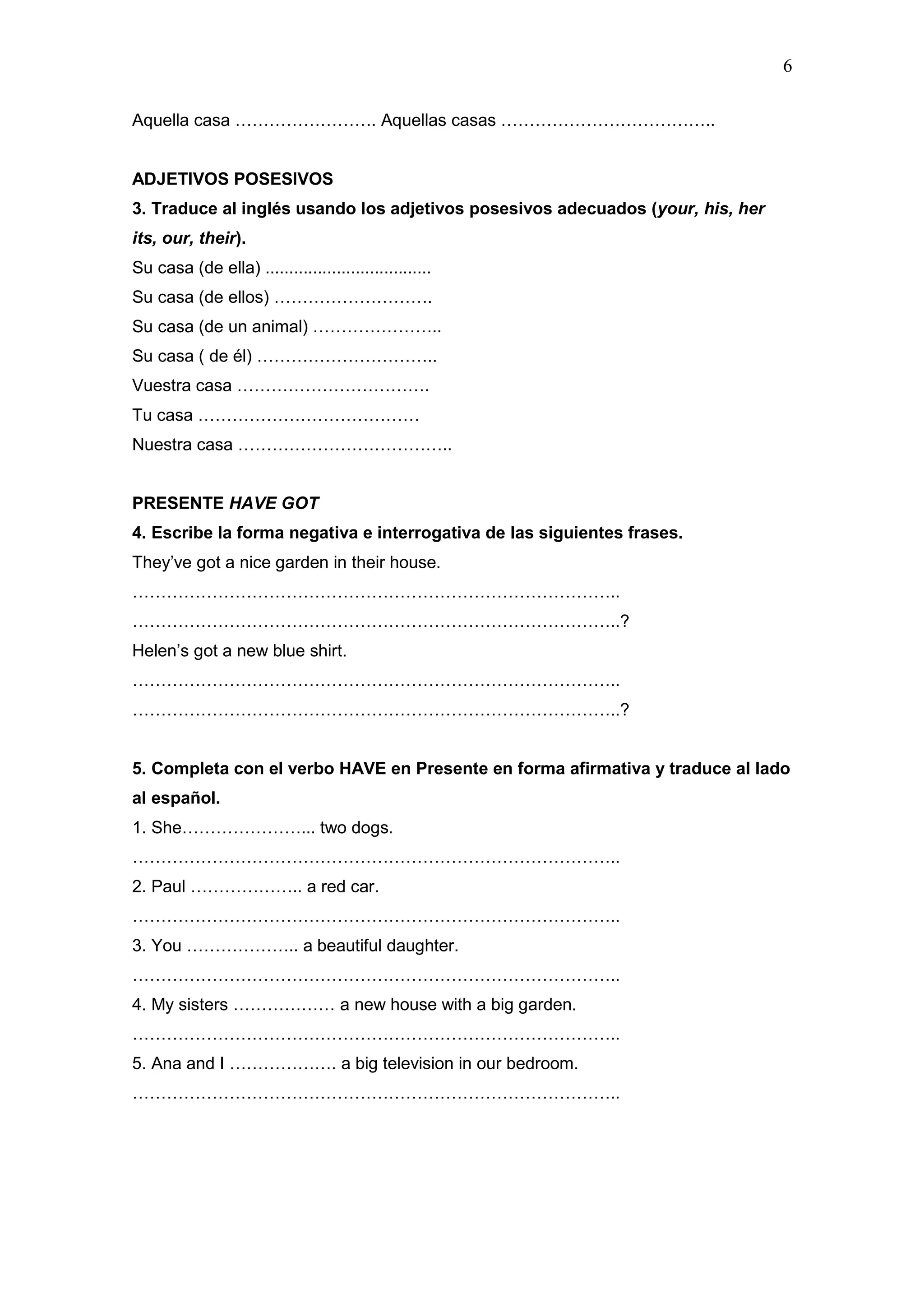 1º eso evaluación inglés | PDF