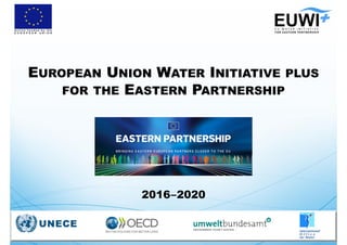 EUROPEAN UNION WATER INITIATIVE PLUS
FOR THE EASTERN PARTNERSHIP
2016−2020
 