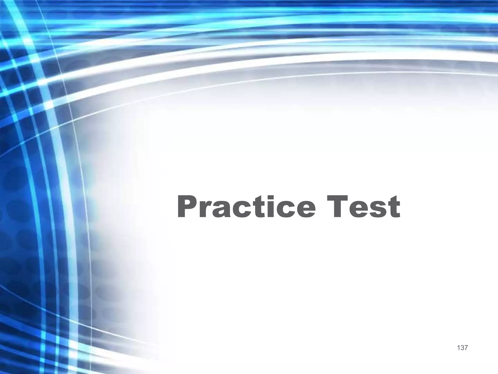Practice Test 
