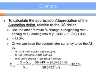 exchange rate basics | PPTX