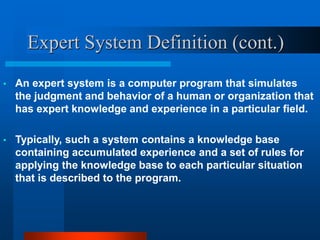 1 Expert System.ppt