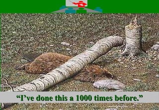 99
““I’ve done this a 1000 times before.”I’ve done this a 1000 times before.”
 