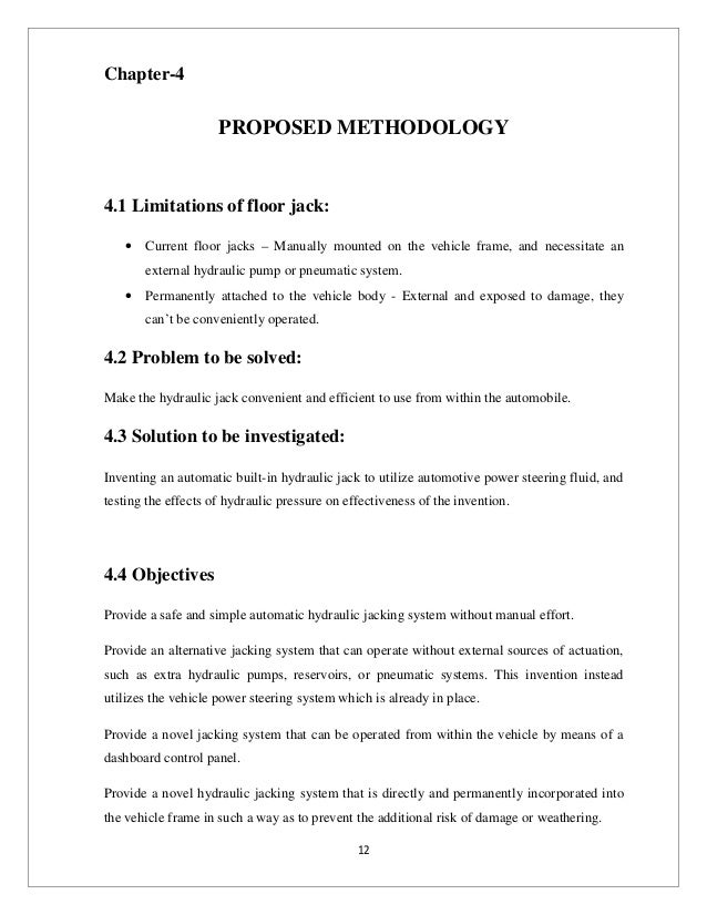 Hydraulic Jacking System For 4 Wheelers