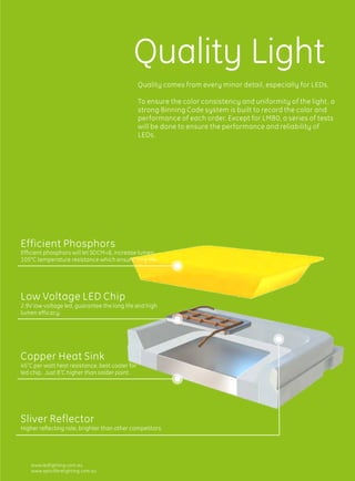 www.ledlighting.com.au
www.opticﬁbrelighting.com.au
 
