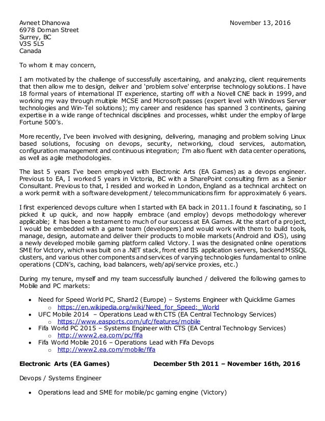 Cover Letter Devops Engineer - 89+ Cover Letter Samples