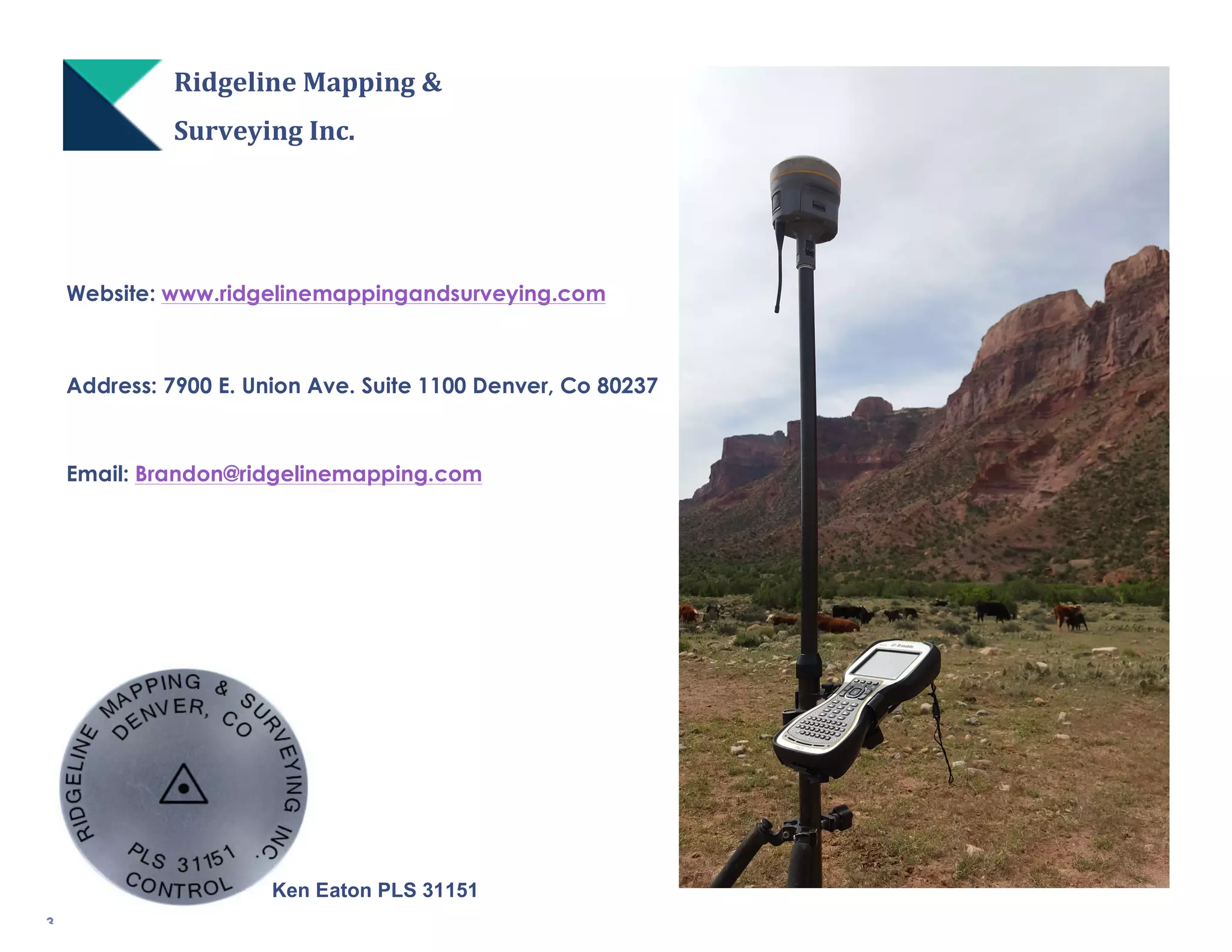 Ridgeline Mapping & Survey Brochure | PDF