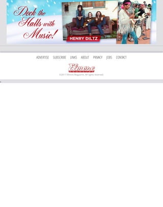 ADVERTISE SUBSCRIBE LINKS ABOUT PRIVACY JOBS CONTACT
©2017 Elmore Magazine. All rights reserved.
 