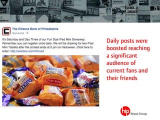 Daily posts were
boosted reaching
a significant
audience of
current fans and
their friends
 