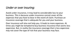 Small BusinessThe Importance, Need and Why Business Insurance | PPT