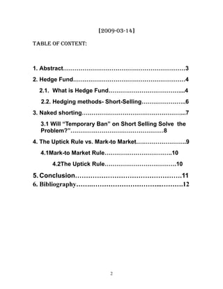 Short selling vs Naked short selling | DOC