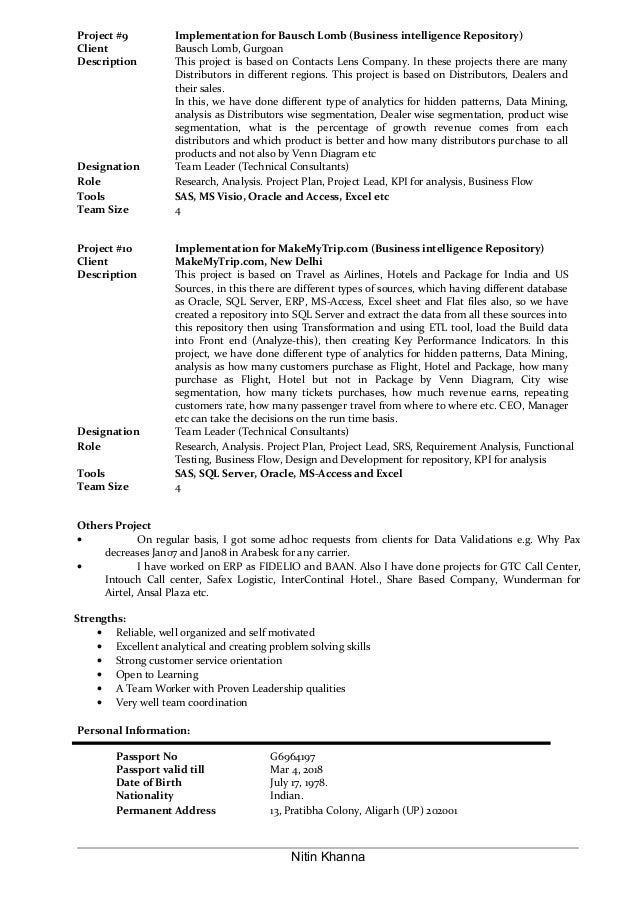 Roles and responsibilities of business analyst resume