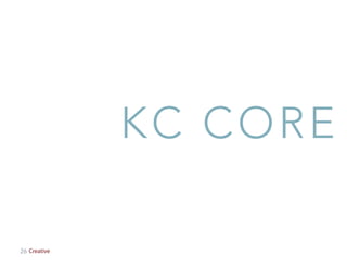 KC CORE
Creative26
 