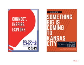 53Section Media
WHERE
IS GOING
ENTREPRENUERSHIP
KC CORE
 