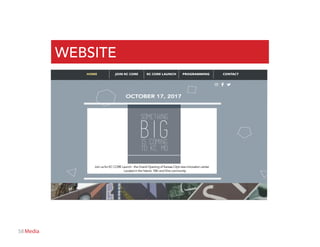 58 Media
WEBSITE
HOME PROGRAMMINGABOUT KC CORE CONTACT USEVENTS
KC CORE
LAUNCH
SATURDAY, JANUARY 20, 2018
KC CORE
CHATS
TUESDAY, FEBRUARY 6, 2018
UPCOMING EVENTS
CLICK TO LEARN MORE CLICK TO LEARN MORE
KC CORE
CATALYST
CLICK TO LEARN MORE
SATURDAY, AUGUST 4, 2018
SOMETHING
BIGIS COMING
TO KC, MO
Join us for KC CORE Launch - the Grand Opening of Kansas City’s new innovation center
Located in the historic 18th and Vine community
 