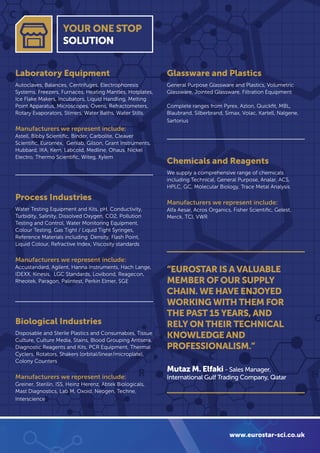 Eurostar Scientific eBrochure