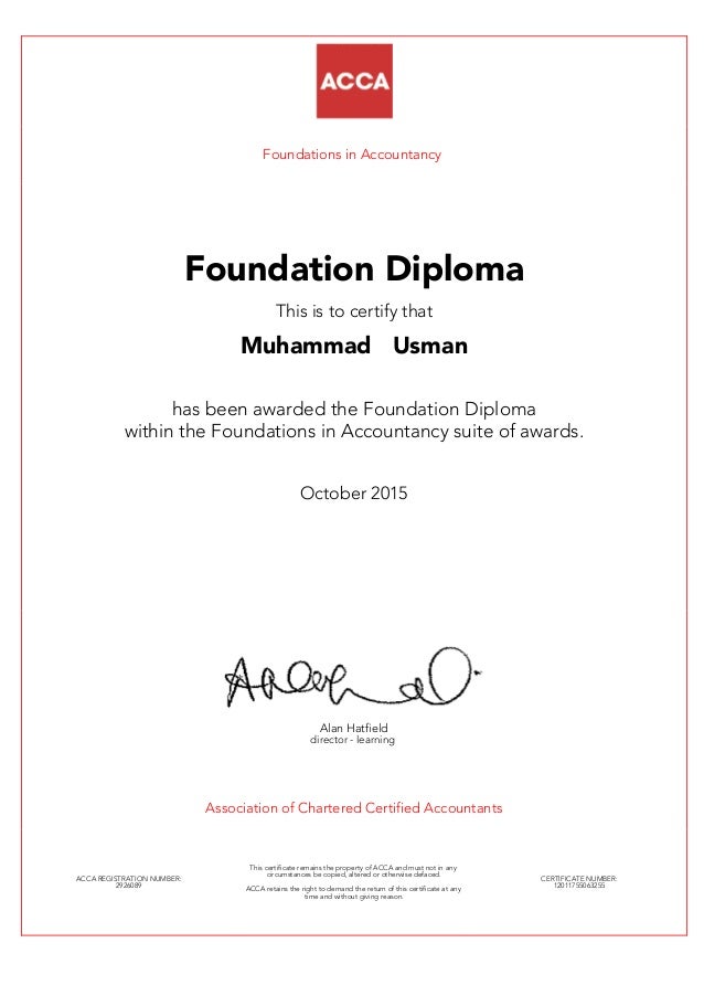 Foundation Diploma