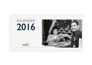 MANDIRI 2016 CALENDAR - APPROVED DESIGN PREVIEW - DESK