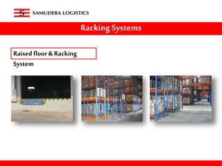 Racking Systems
Raised floor & Racking
System
 