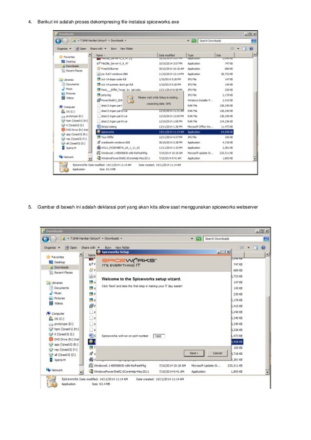 Step by Step Spiceworks agent installation in new user