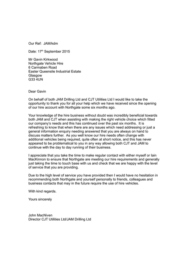 JAM Drilling Testimonial