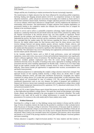 factors influencing the choice of college among undergraduate students ...