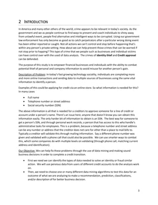 Fraud Detection using Data Mining Project | PDF