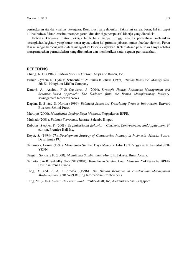 Faktor Sumber Daya Manusia Yang Meningkatkan Kinerja Karyawan Dan Pe