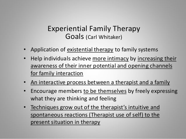 experiential friends and family treatment method in carl whitaker essay experiential relatives remedy about carl whitaker essay