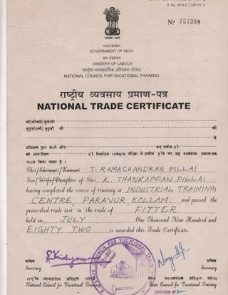 Resume certificate PDF - Resume Certificate 8 320 