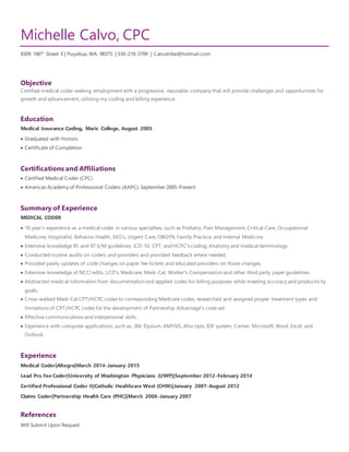 Coding Resume | DOCX