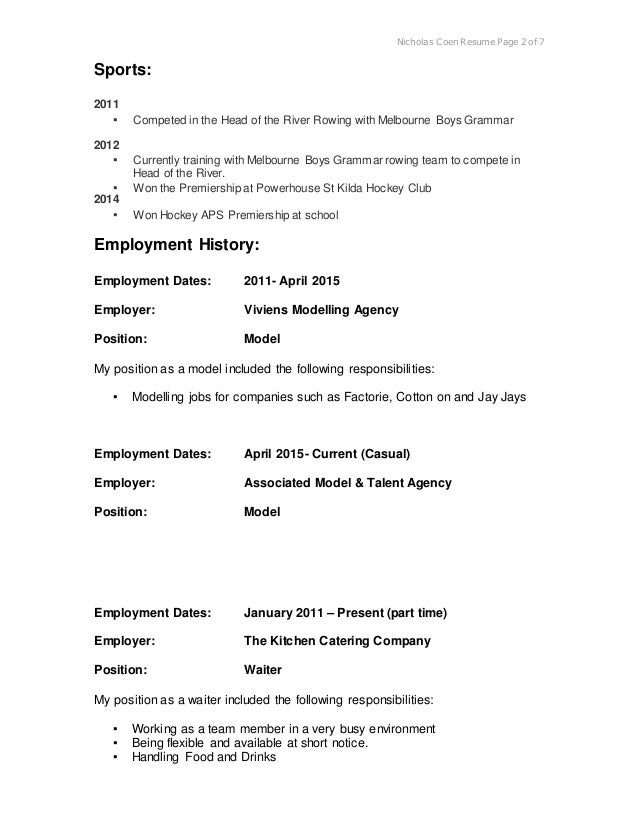 real resume updated