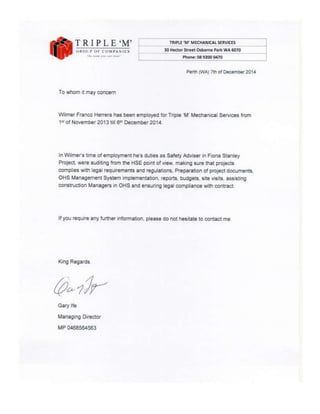 WilmersFJob CertificatesColombia completo