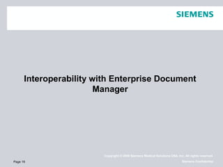 Soarian Interoperability | PPT