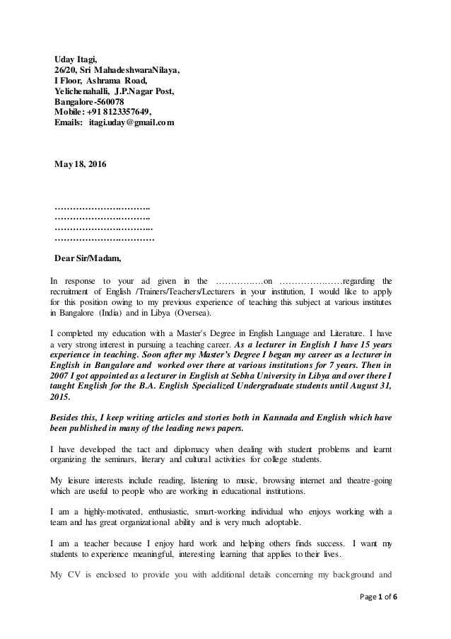 Buy resume for writing lecturer post
