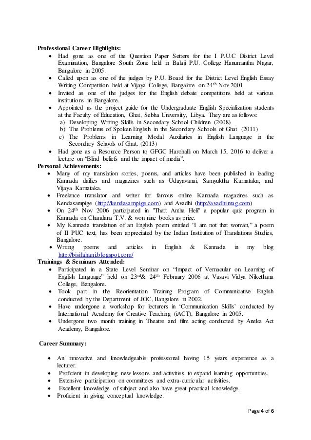 lecturer resume sample pdf continue to page 2 of this resume it lecturer resume