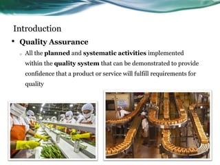 Food Safety And Quality Assurance | PPTX