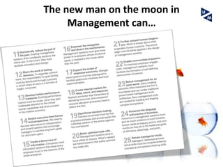The new man on the moon in
     Management can…
 