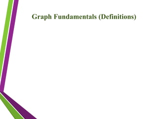 Graph Fundamentals (Definitions)
 