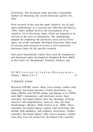 Disclosure Index.pdf 1 FINAL PROJECT PART B Final Project | DOCX