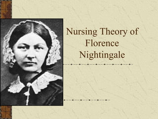 Nursing Theory of
Florence
Nightingale
 