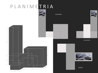 P L A N I M E  T R I A  PLANTA ELEVACION ELEVACION 