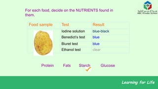 Comprehensive Guide to Food Tests for Nutrient Identification and ...