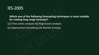 1 forecasting SHORT NOTES FOR ESE AND GATE | PDF