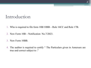 Who is required to file form 10B/10BB – Rule 16CC and Rule 17B | PDF